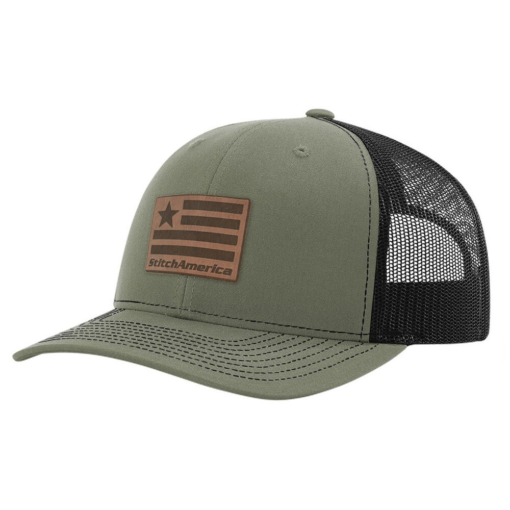 Richardson | Richardson 112 Trucker with Leatherette Patch