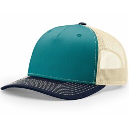 Richardson | 5 PANEL TRUCKER with Leatherette Patch