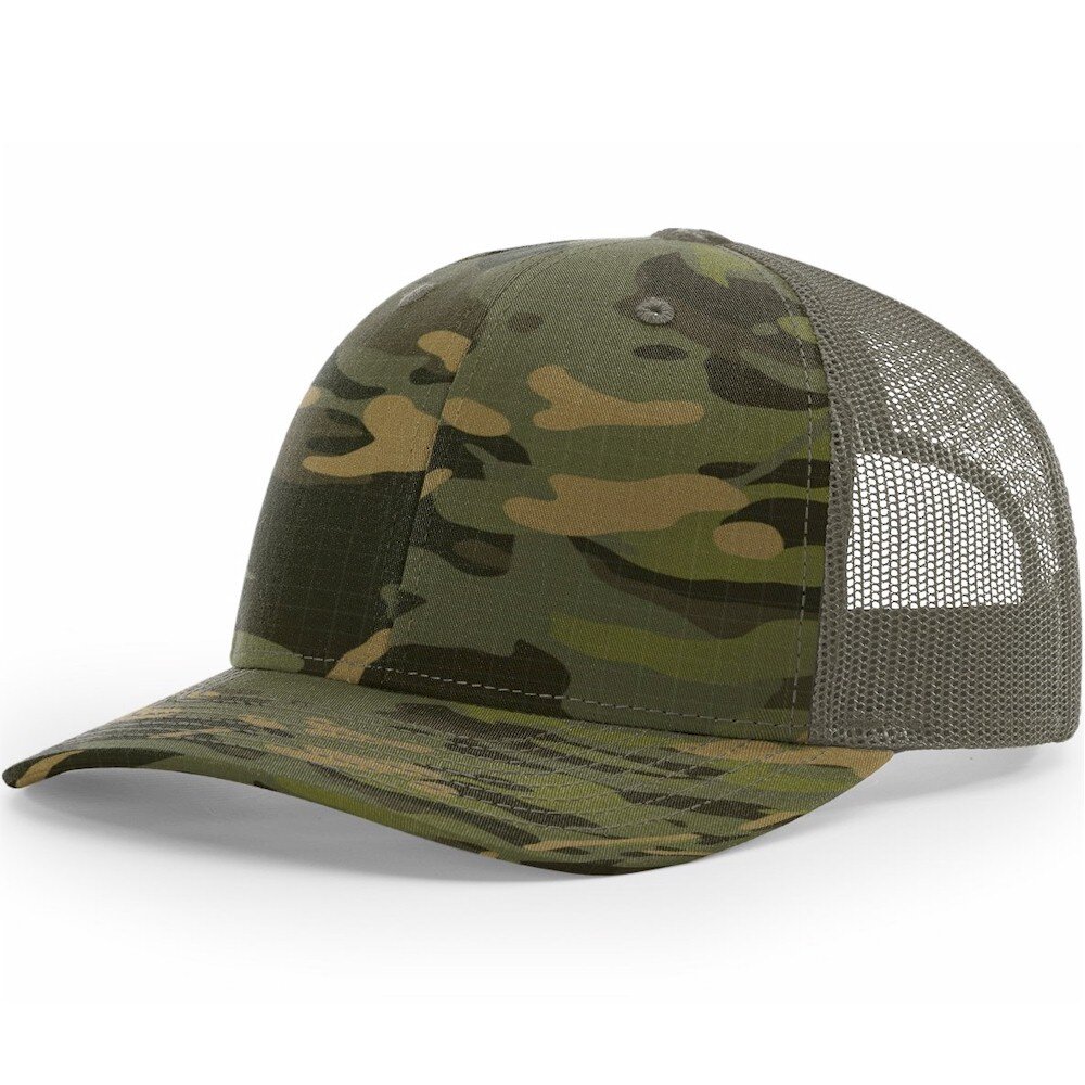 Richardson PRINTED TACTICAL Cap- Leatherette Patch