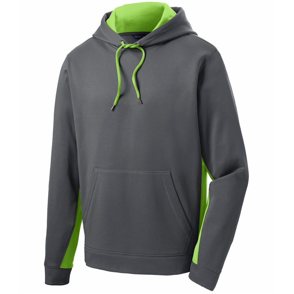 Sport-Tek Fleece Colorblock Hooded Pullover