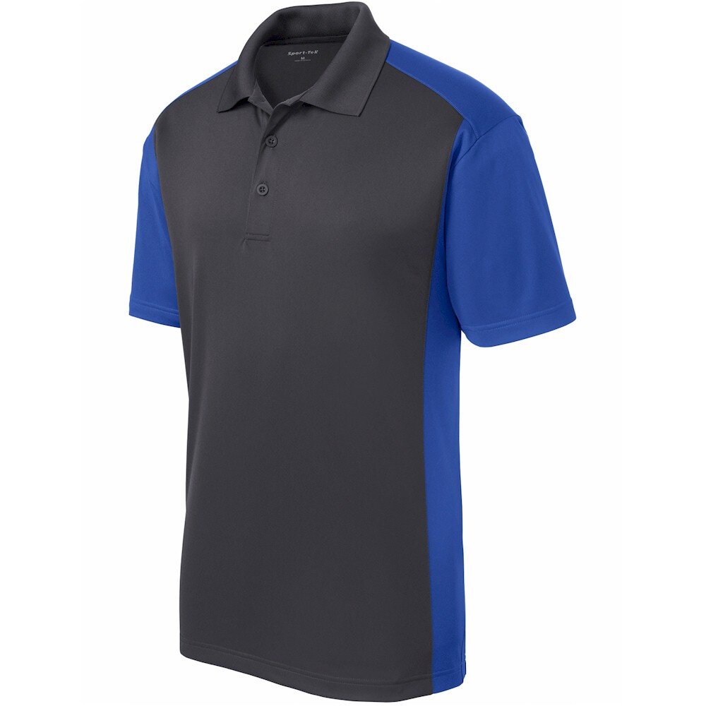 Sport-Tek Colorblock Micropique Sport Wick Polo