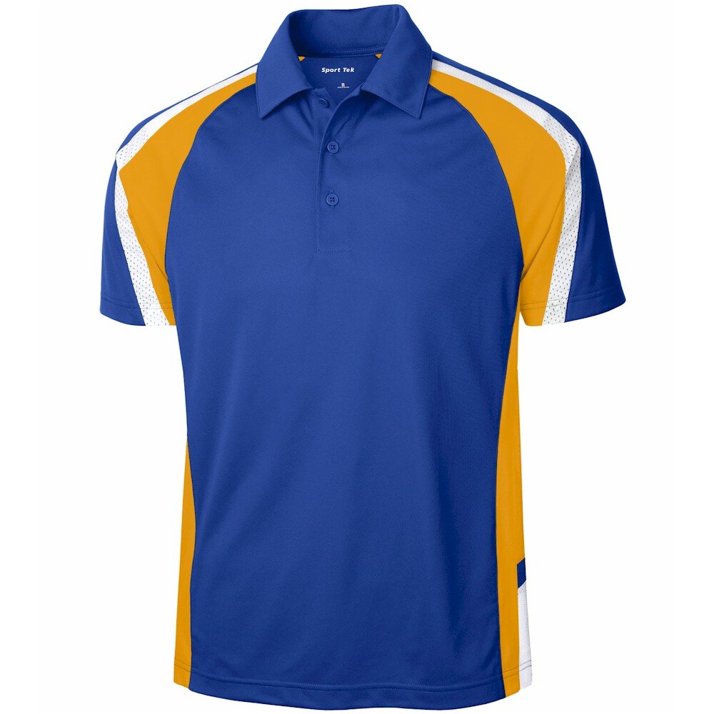 Sport-Tek Tricolor Micropique Sport Wick Polo