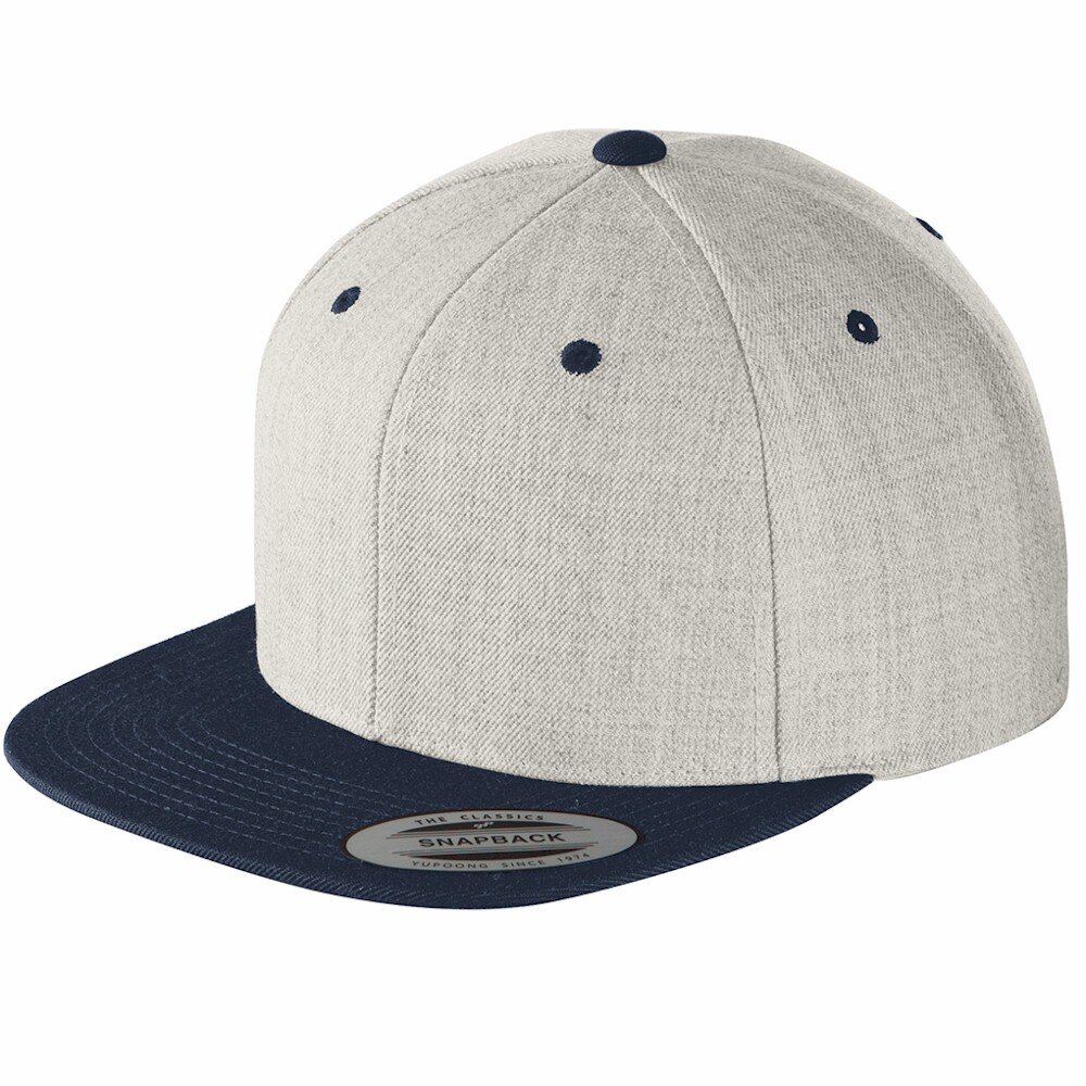 Sport-Tek Flat Bill Snapback Cap