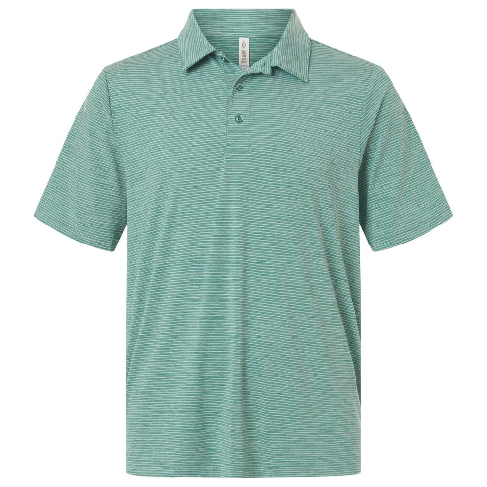 TEAM365 | Team 365 Relay Heathered Stripe Polo