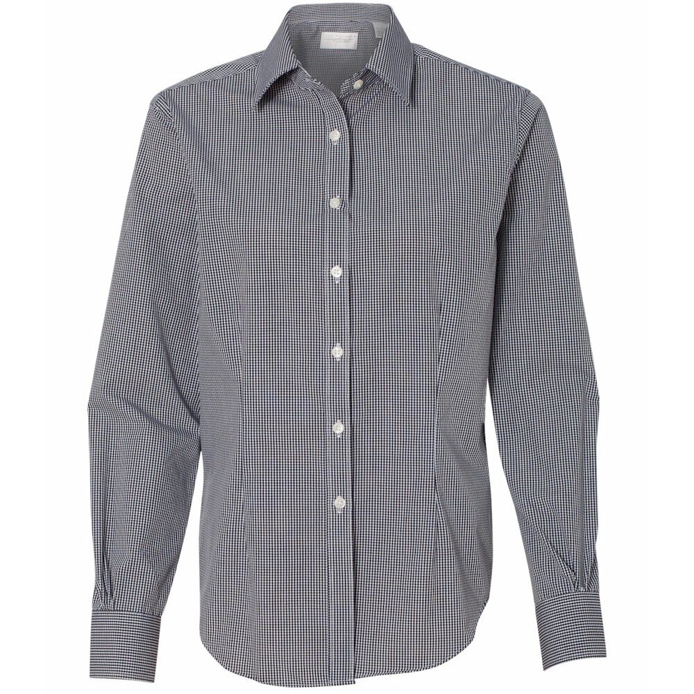 Van Heusen LADIES' L/S Gingham Dress Shirt