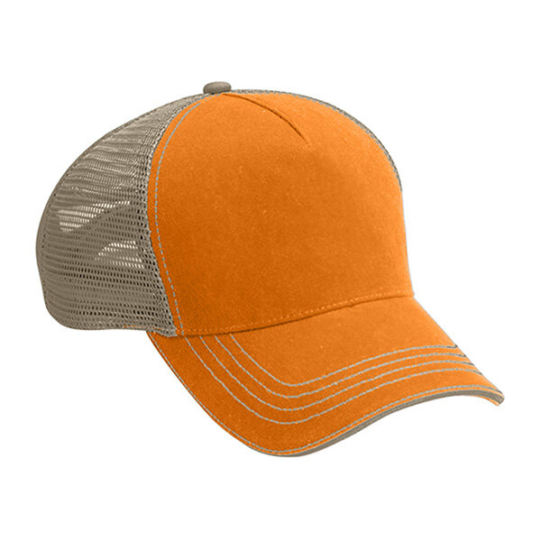 COBRA CAP | Cobra Cap 5 Panel Washed Twill/Soft Mesh Cap