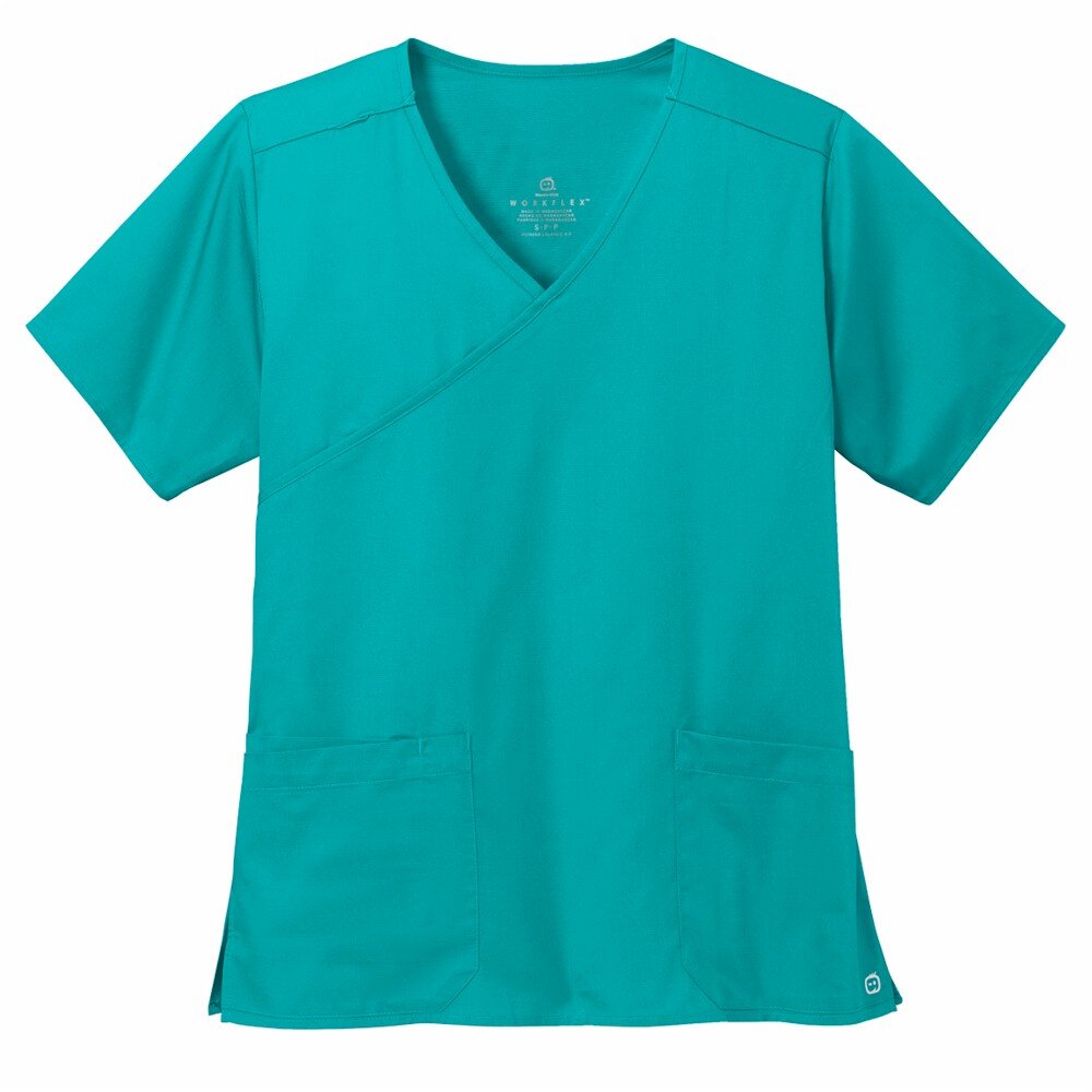 WonderWink Women’s WorkFlex Mock Wrap Top