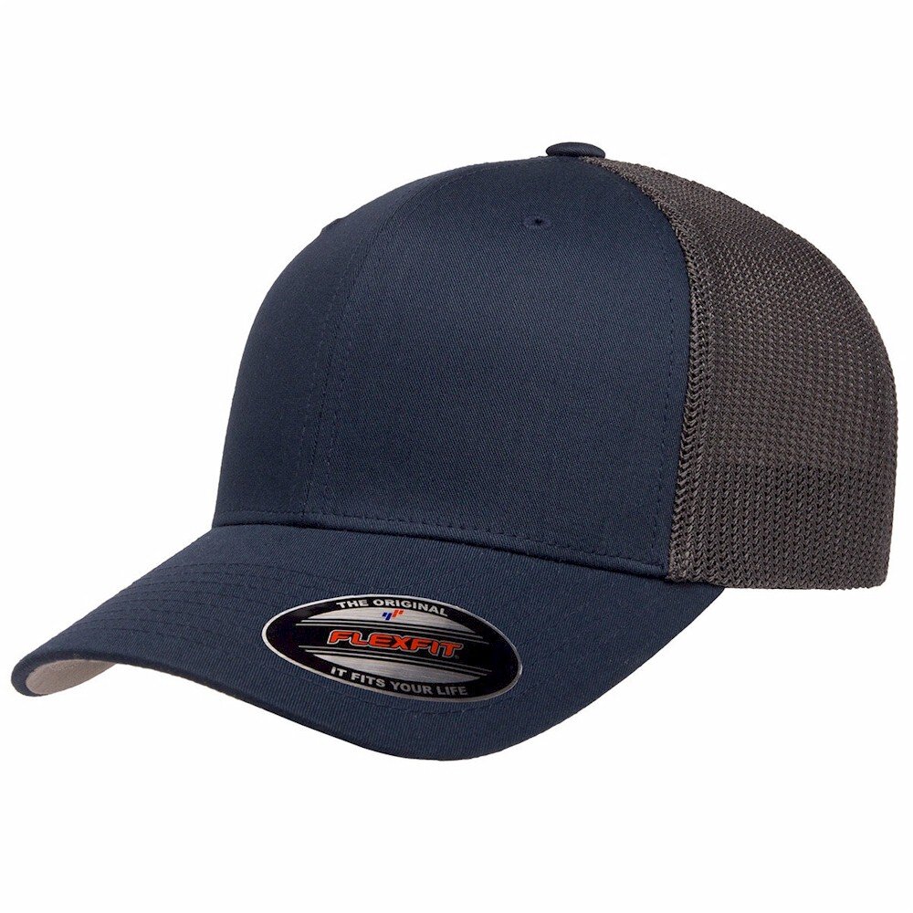 Flexfit Mesh Cotton Two Tone Trucker Cap