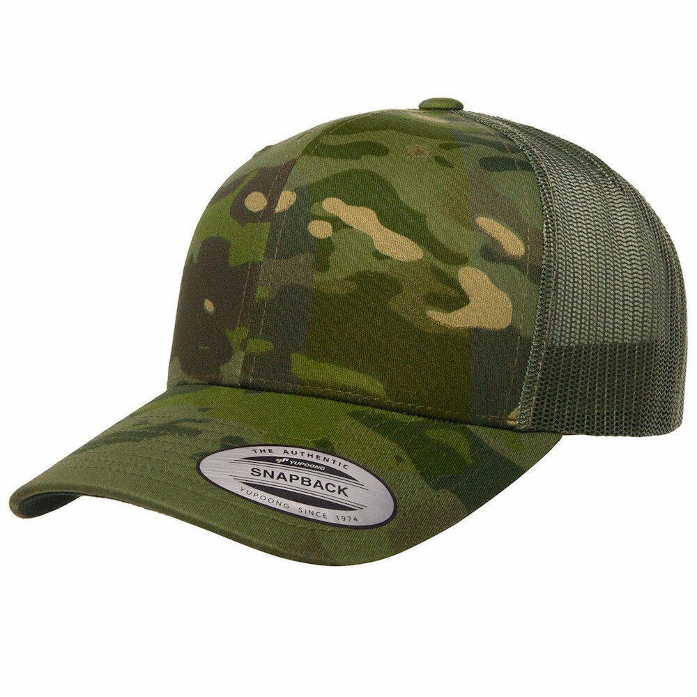 Yupoong CAMO Retro Trucker Cap