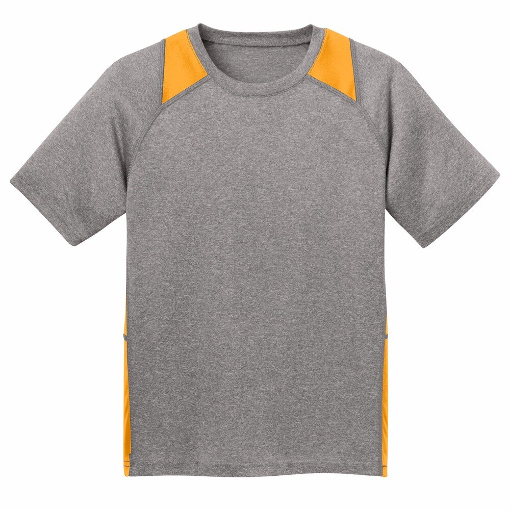 Sport-tek | Sport-Tek YOUTH Heather Colorblock Contender Tee