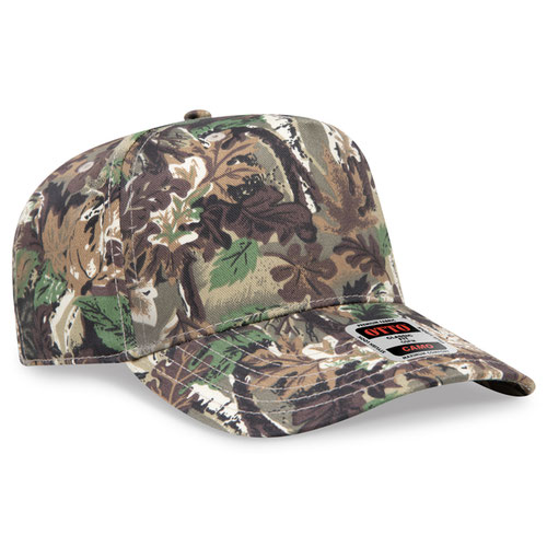 OTTO CAP | Camo 5 Panel Mid Profile Baseball Cap