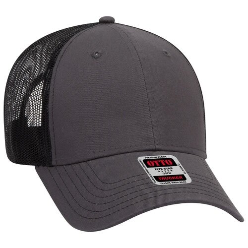 OTTO CAP 6 Panel Low Profile Mesh Back Trucker Hat | 83-1239