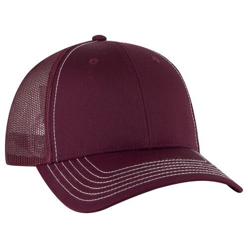 OTTO CAP 6 Panel Low Profile Mesh Back Trucker Hat | 83-1239