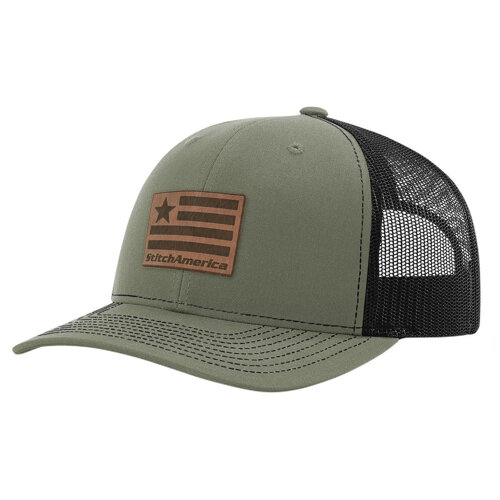 Richardson 112 Trucker with Leatherette Patch