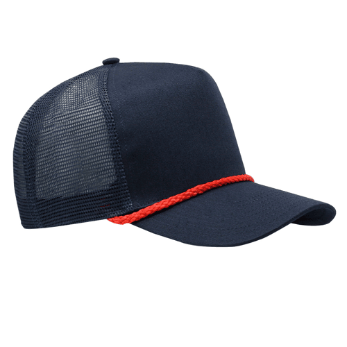COBRA CAP | Cobra Cap 5 panel Cotton Twill 7 mm Rope Trucker