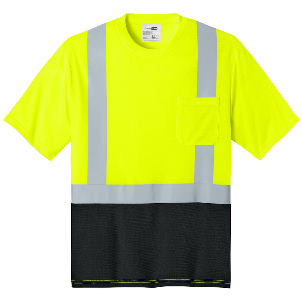 Corner Stone | CornerStone ANSI 107 Class 2 SS Mesh Blocked Tee