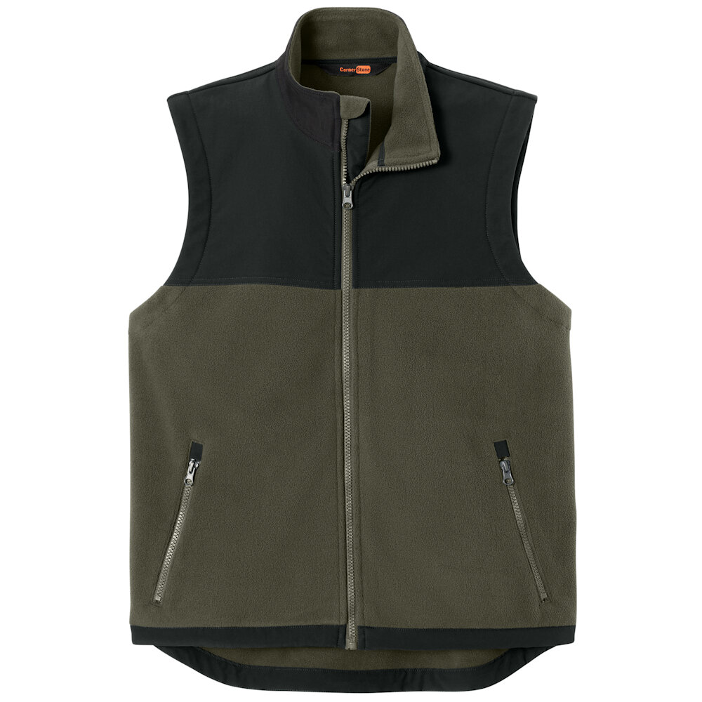 Corner Stone | CornerStone® Fleece Overlay Vest