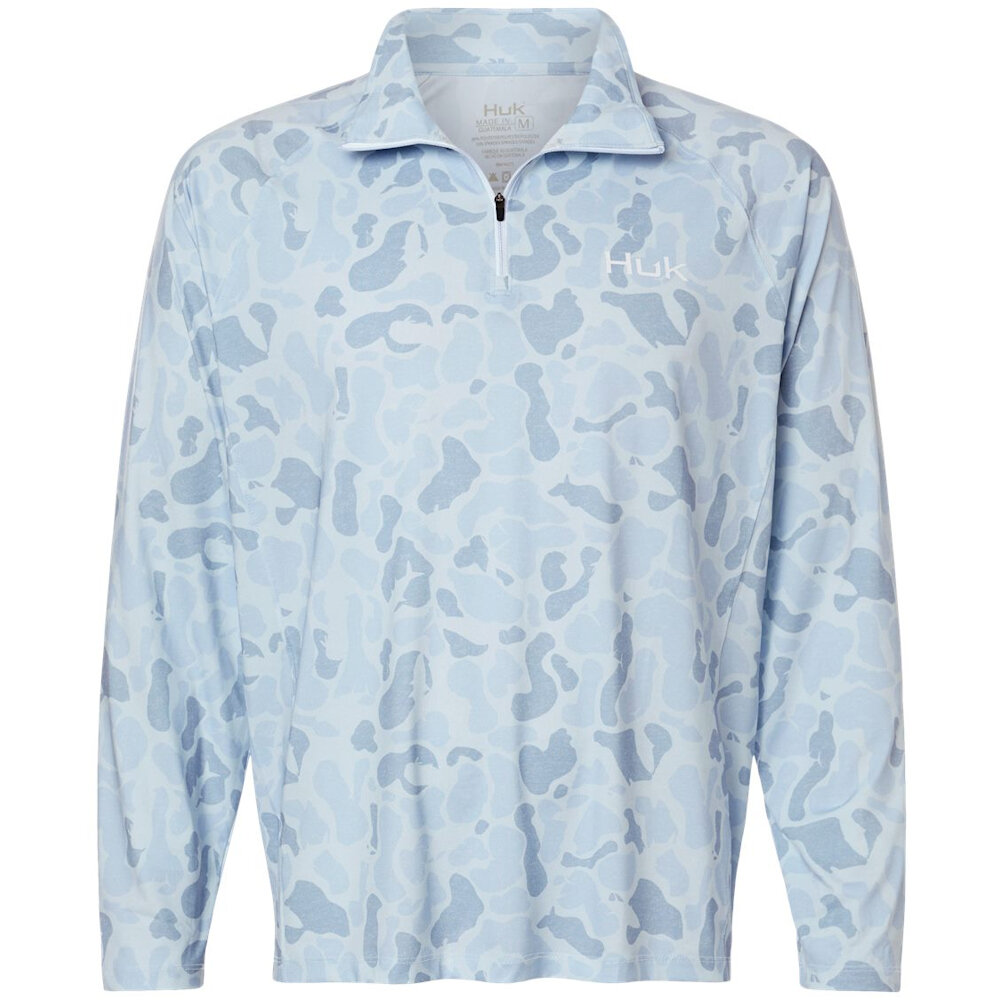 HUK | Airweight KC Printed Quarter-Zip Pullover