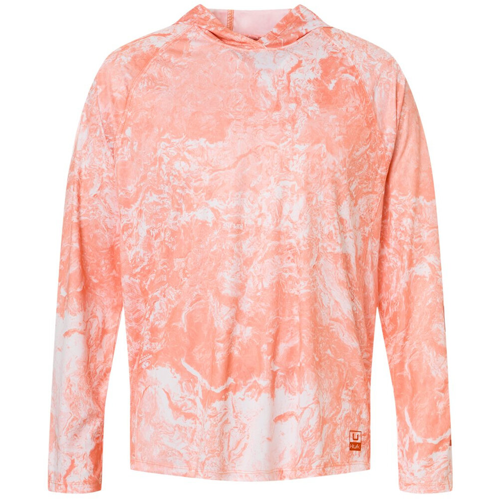HUK | Pursuit Mossy Oak Printed Hooded LS T-Shirt