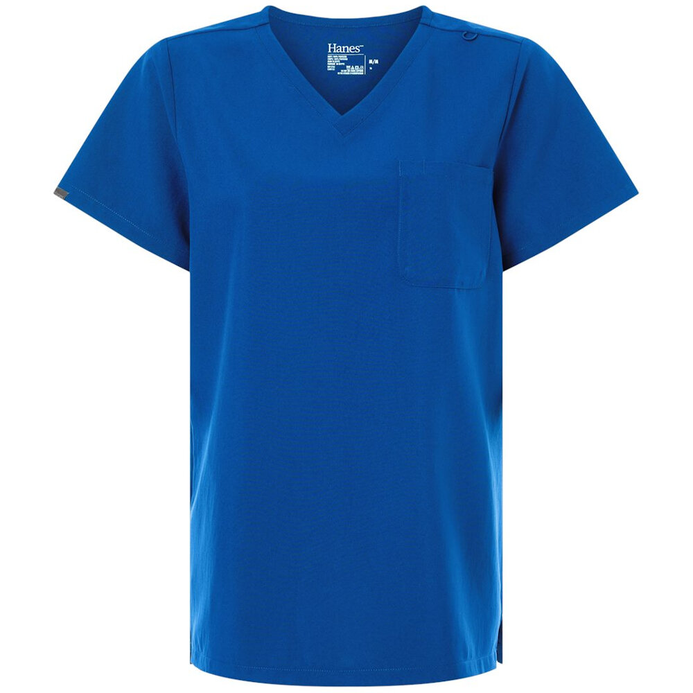 Hanes | Women's V-Neck 1 Pocket Scrub Top