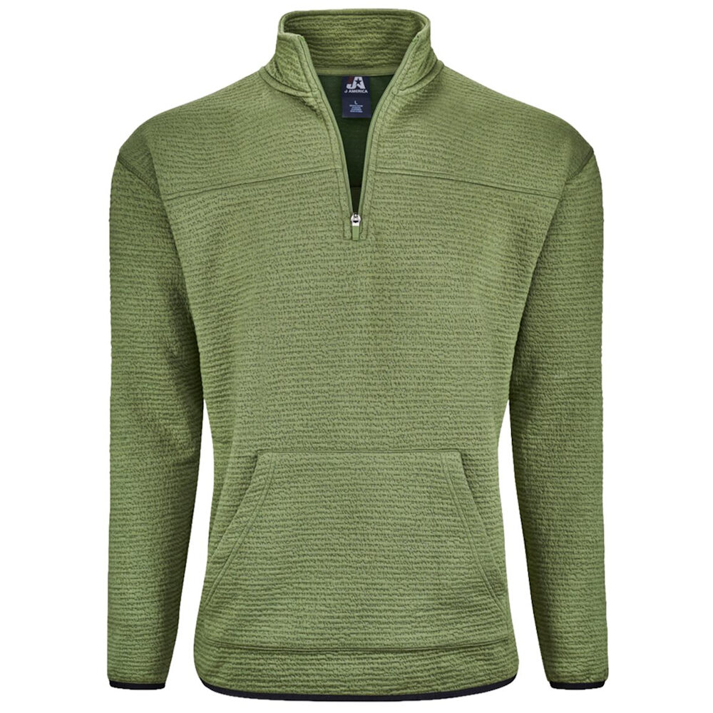 J America | J. America Pebble Fleece Quarter-Zip Pullover
