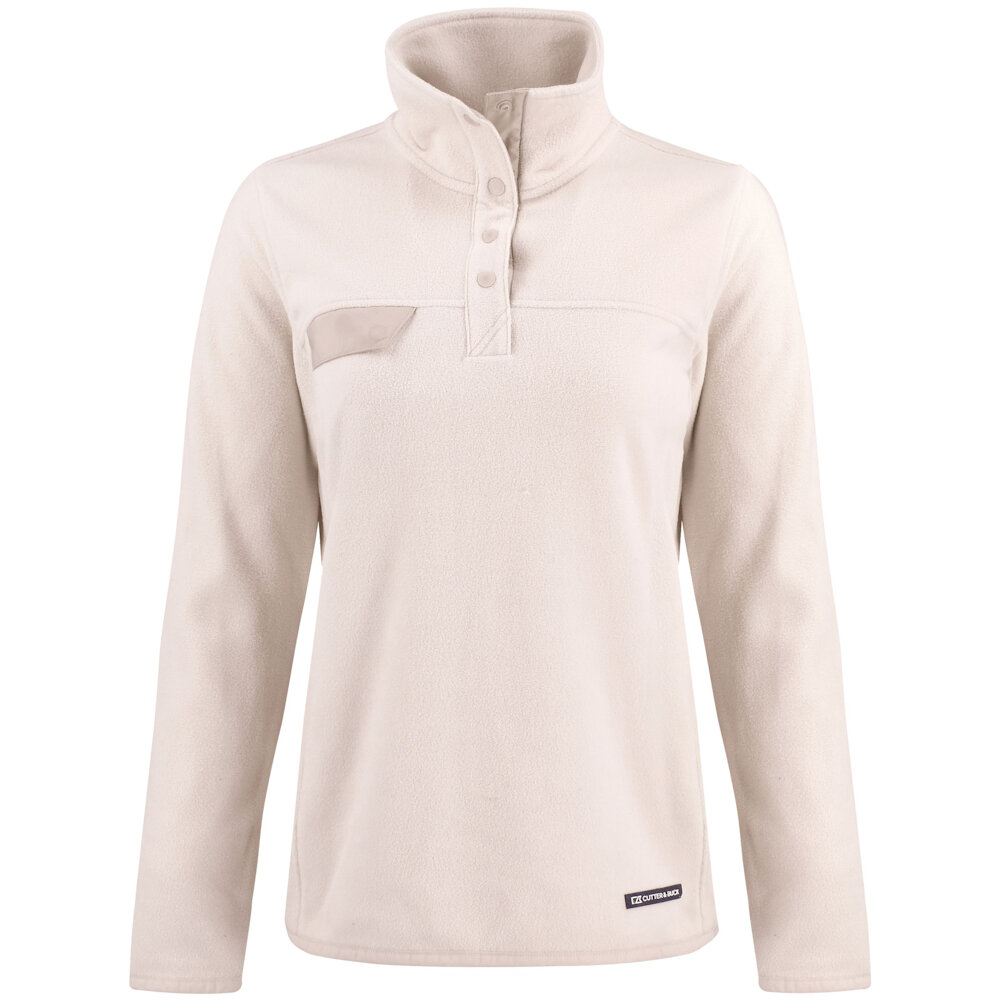 Cutter & Buck | C&B Woodland Eco Fleece Womens Snap Pullover