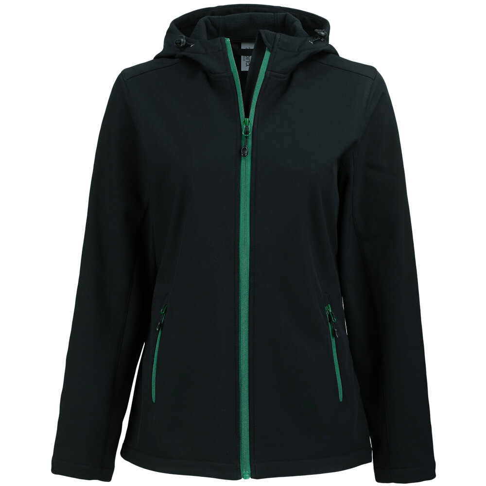 Clique by Cutter Buck | Ladies Tempo Eco Stretch Hooded Softshell