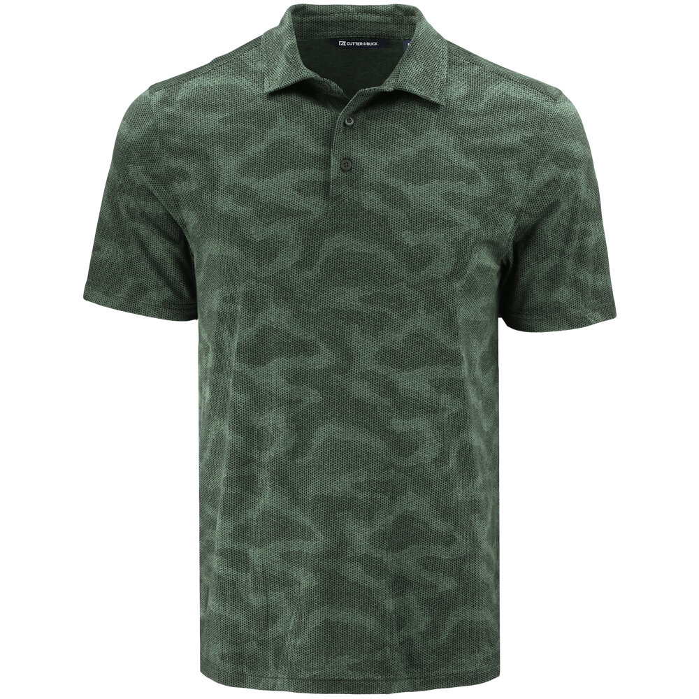 Cutter & Buck | C&B Coastline Eco Double Peach Camo Print Polo