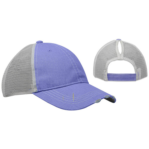 COBRA CAP | Cobra Cap Ponytail Distressed Soft Mesh Back Cap
