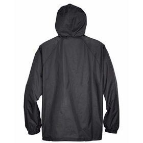 UltraClub 1/4-Zip Hooded Pullover Pack-Away Jacket