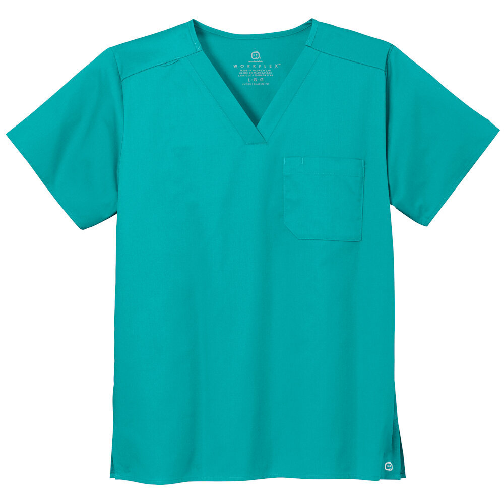 WonderWink | Wink® Unisex WorkFlex Chest Pocket V-Neck Top